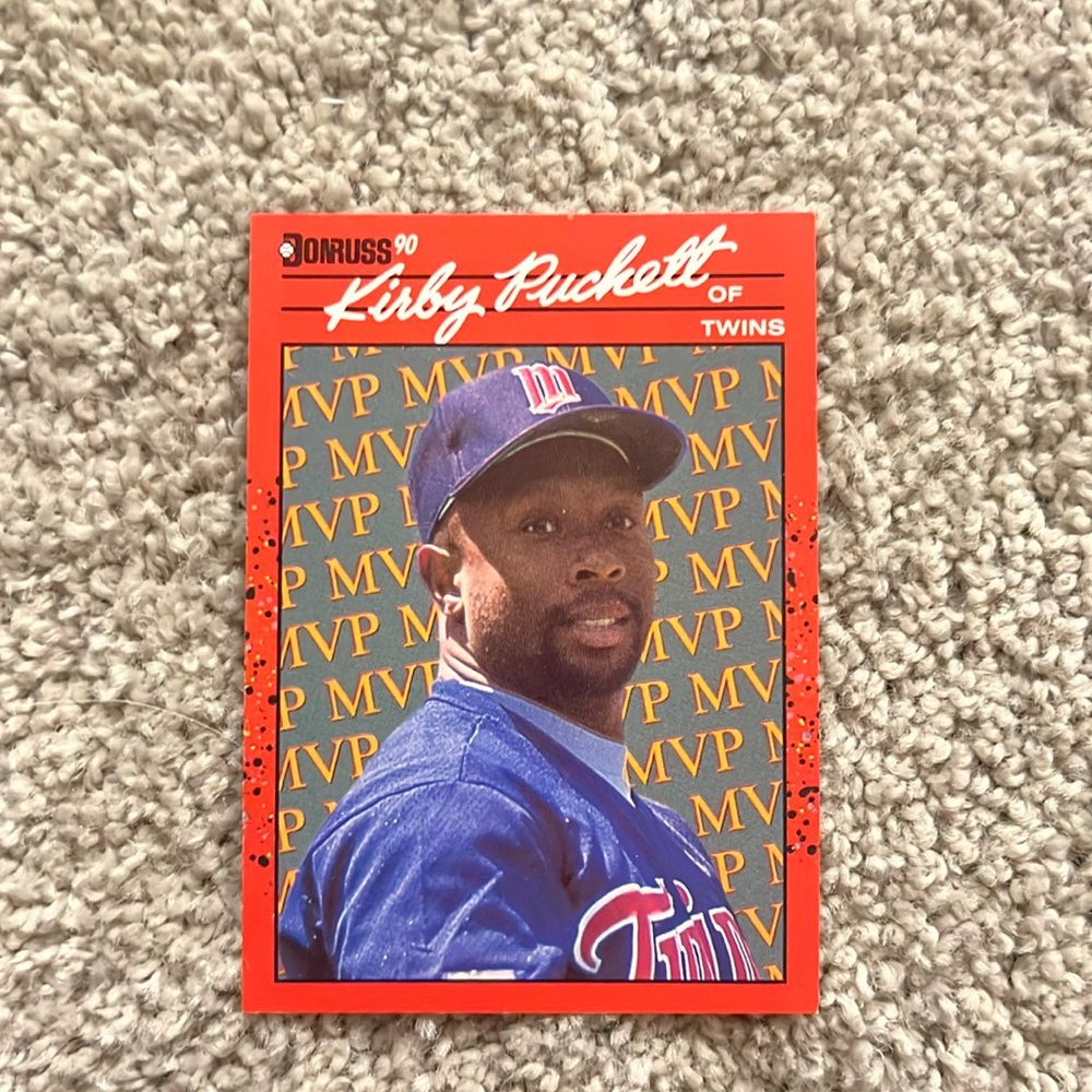 Rare Kirby Puckett 1989 card